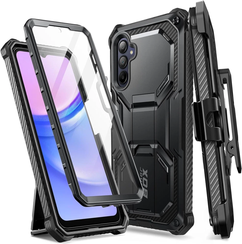 i-Blason Armorbox Kickstand & Holster Case For SamsungGalaxy A15 5G Screen Cover - Image 2 of 4