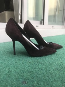 dark purple high heels