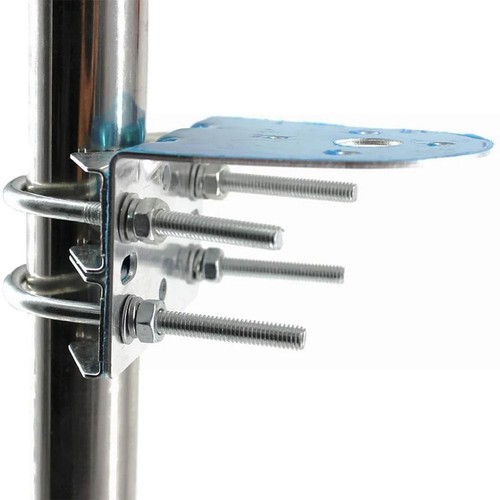 Stainless Steel Antenna Mount Bracket with U Bolts VHF For Ham Beste O0S4 - Zdjęcie 3 z 10