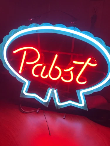 Vintage Pabst Neon Light Sign