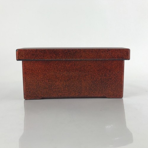 Japanische Harz Lack Replik Deckel Bento Brotdose Vintage Nashiji Orange L203 - Bild 5 von 11