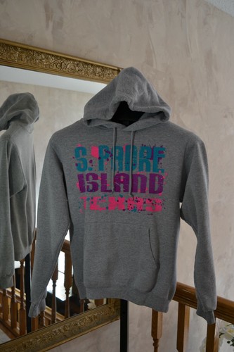 Vintage South Padre Island Texas Hoodie Sweatshirt Champion Size Small - Picture 3 of 11