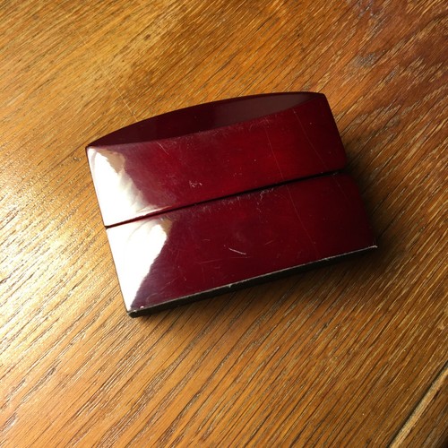 Xavier Uhrenbox Armbanduhr Aufbewahrungsbehälter Display Lack Rot Burgund - Bild 4 von 18