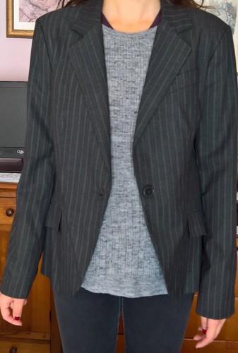 giacca donna blazer Zara Basic L | eBay
