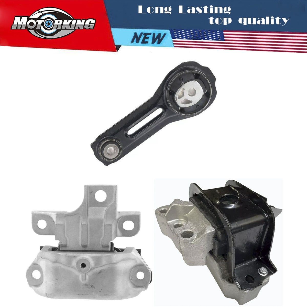 キュー メッヅ MSP-MT High Quality Engine & Trans Mount 3PCS For 16-20 Mitsubishi