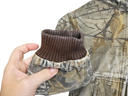 Carhartt Youth Hooded Jacket Coat Winter Quilted Realtree Camo Kids Small 8/10 - Picture 15 of 18