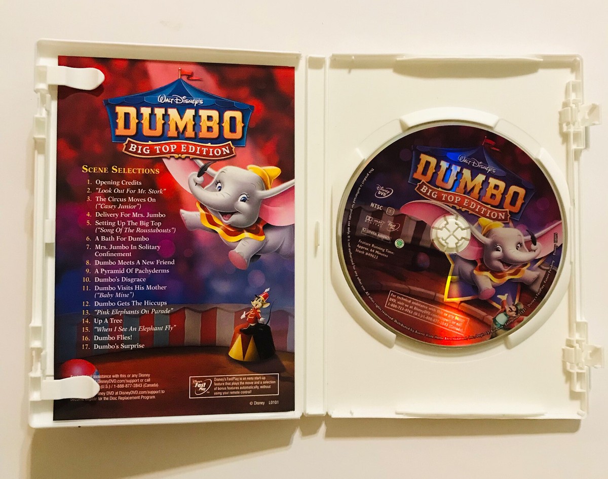 Dumbo Big Top Edition Disney DVD 786936694499| eBay