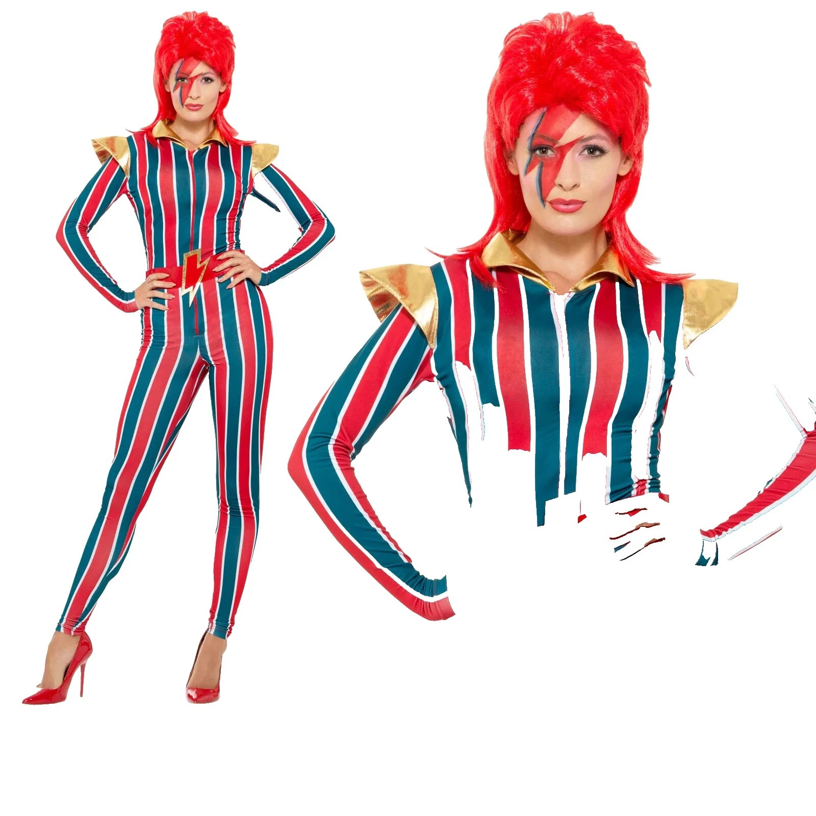 Trajes de vestir de poliéster Smiffys 1980s para Mujeres