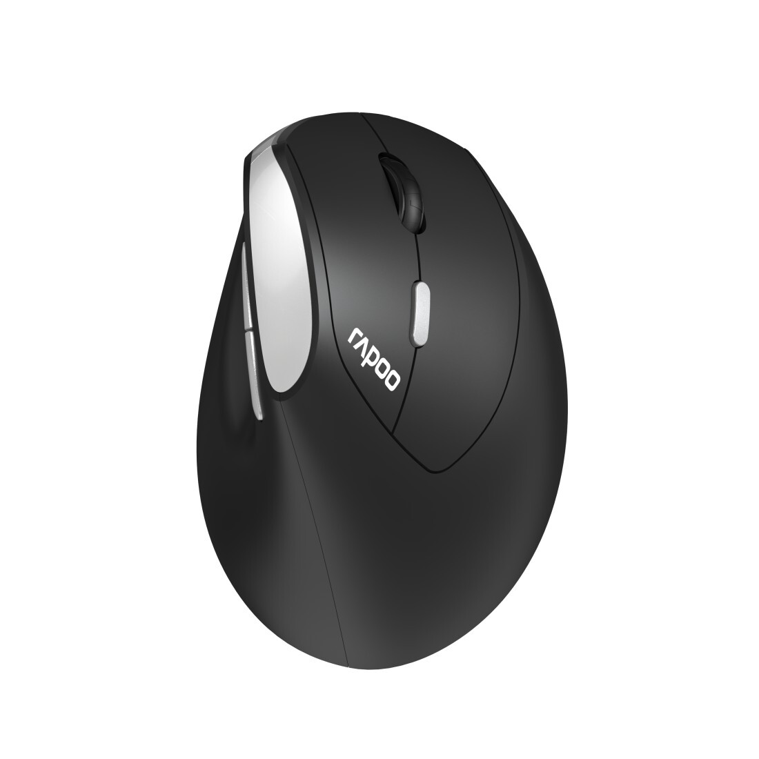 Ergonomic USB Wireless Vertical Mouse EV-200 in Sleek Black Design