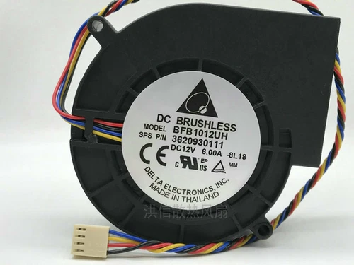 1 PCS DELTA Fan BFB1012UH 9733 9.7cm DC 12V 6A 4 Pin cooling fan