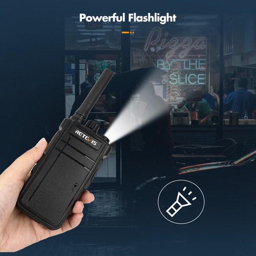Retevis RB637 Zestaw słuchawkowy Bluetooth Walkie Talkie Bezprzewodowy PMR446-licencjonowany VOX - Zdjęcie 6 z 17
