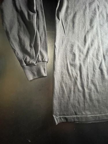 1991 ACME WB Warner Bros Mens XL Black Long Sleeve Cotton T-Shirt Bugs Daffy - Picture 10 of 24