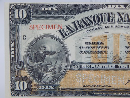 1922 Canada / Quebec $10 Serie C Esemplare PMG 63 EPQ SCELTA Unc. (BT410) - Foto 3 di 9