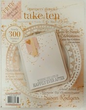 Stampers Sampler Take Ten Stamped Idea DIY March April May 2016 FREE SHIPPING JB