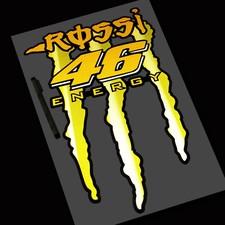 Rossi 46 REFLEKTIERENDE Aufkleber Motorrad Grafik X 1 EXTRA GROSS