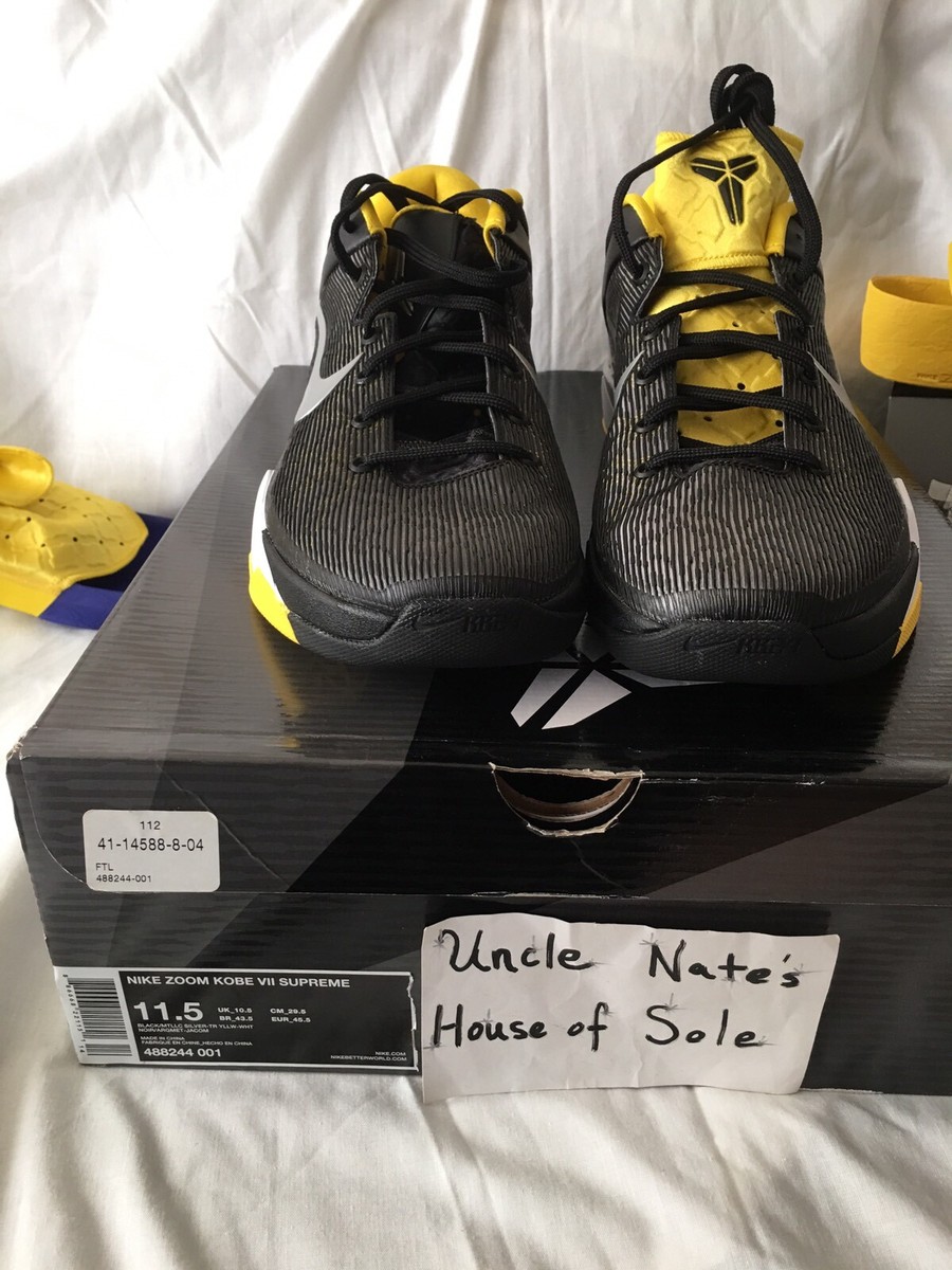 Nike Kobe Zoom VlI 7 2011 'Supreme Lakers' OG, Size 11.5, DS | eBay