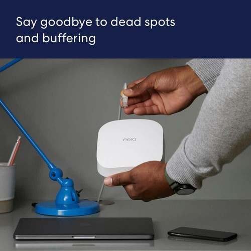 eero Pro 6 tri-band mesh Wi-Fi 6 router with built-in Zigbee smart home hub new! - Picture 3 of 3
