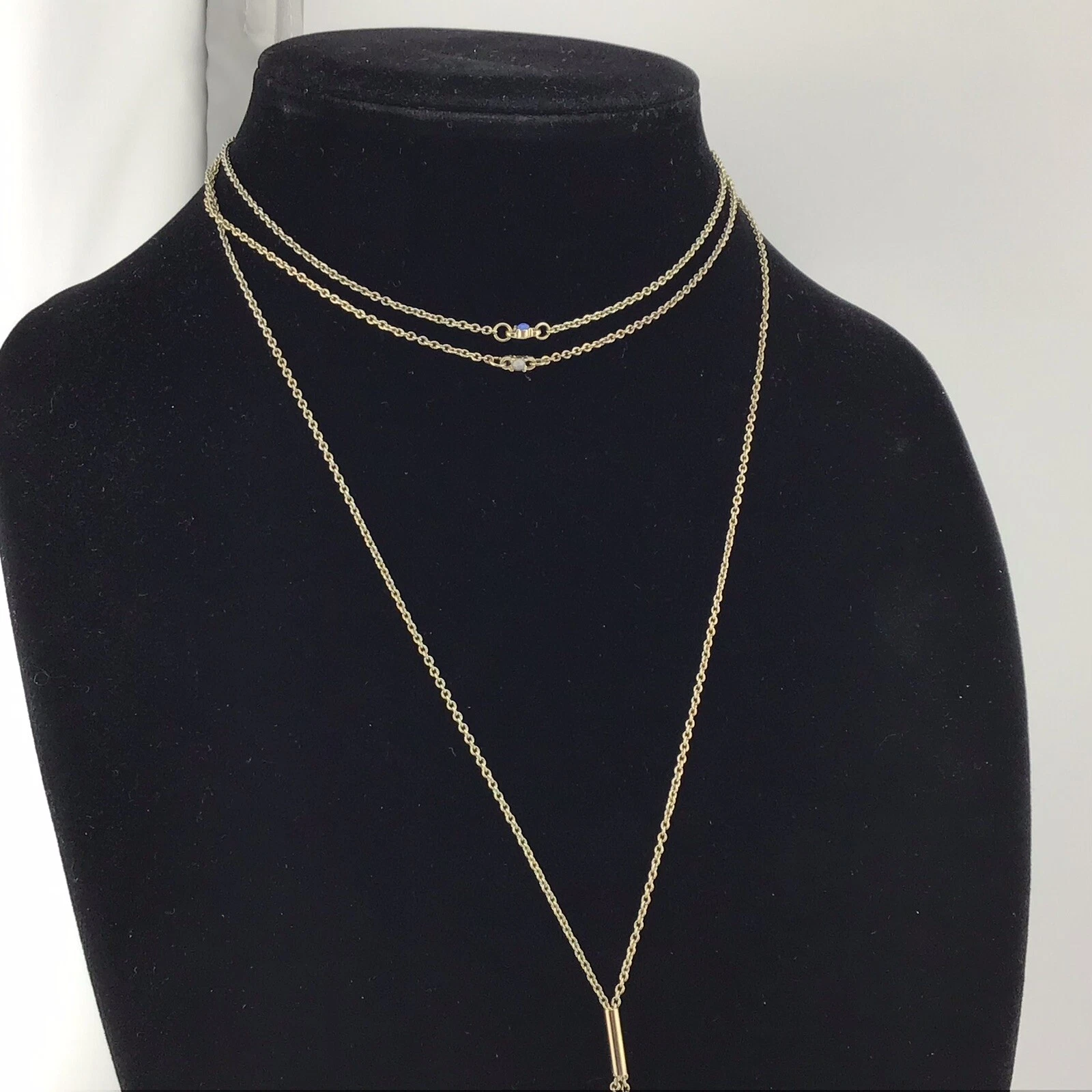 VETEMENTS Collana Sugar Fix Go 3 Strati Morbida Ragazza Estetica Eterea Moda Elegante