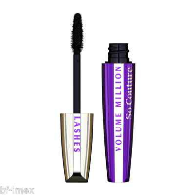 2x 9,5ml Loreal Paris Volume Million Lashes So Couture Black Mascara 