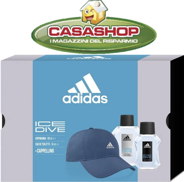 Adidas Confezione Regalo Uomo Ice Dive con Cappello Adidas Confezione Regalo Uomo Ice Dive con Cappello