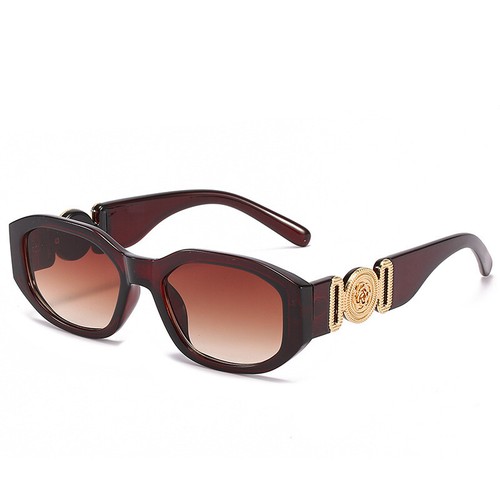 Trendy Rectangle Sunglasses Retro Irregular Frame Small Square Sunglasses Shades - Picture 16 of 27