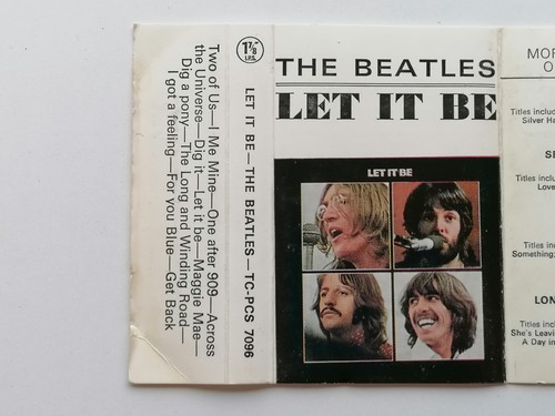 THE BEATLES LET IT BE ORIGINAL 1970 UK TAPE CASSETTE 1ST ISSUE - Picture 15 of 16
