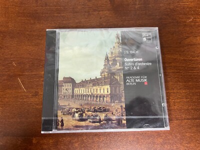 Akademie Für Alte Musik Berlin - Bach Suites Nos 2 & 4 (CD, 1996) NEW SEALED