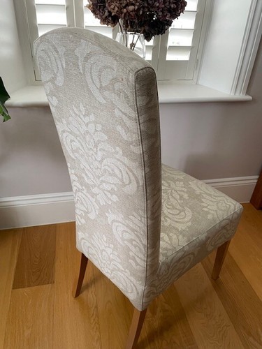 Next dining room table extendable and 6 chairs - Oak - Picture 7 of 13