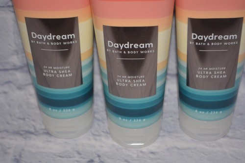 3 BATH & BODY WORKS DAYDREAM ULTRA SHEA ALOE BODY CREAM LOTION 8 OZ FULL SIZE - Picture 2 of 3