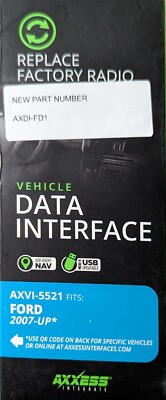 Axxess AXVI-5521 Radio Replacement Data Interface w/ RAP for Select Ford 2007-Up