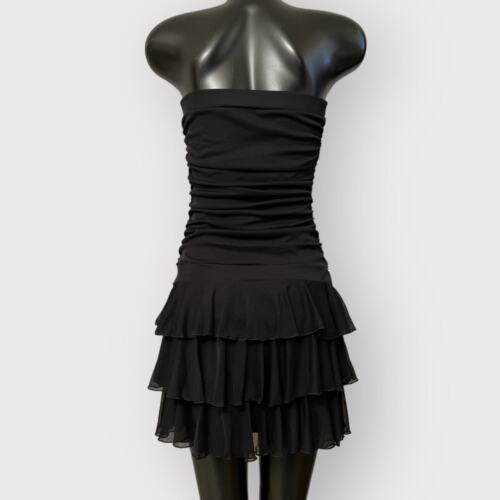 Mini Vestido Formal Sin Tirantes Años 90 Y2K De Colección Para Mujer Mediano Whimsey Gótico Bruja - Imagen 4 de 10