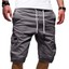 thumbnail 11 - Men Casual Shorts Gym Sports Short Pant Drawstring Multi Pocket Overall Srousers