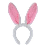 Ostern Stirnband Mit Bunny Ohren Weiß/Pink Neuheit KostüM