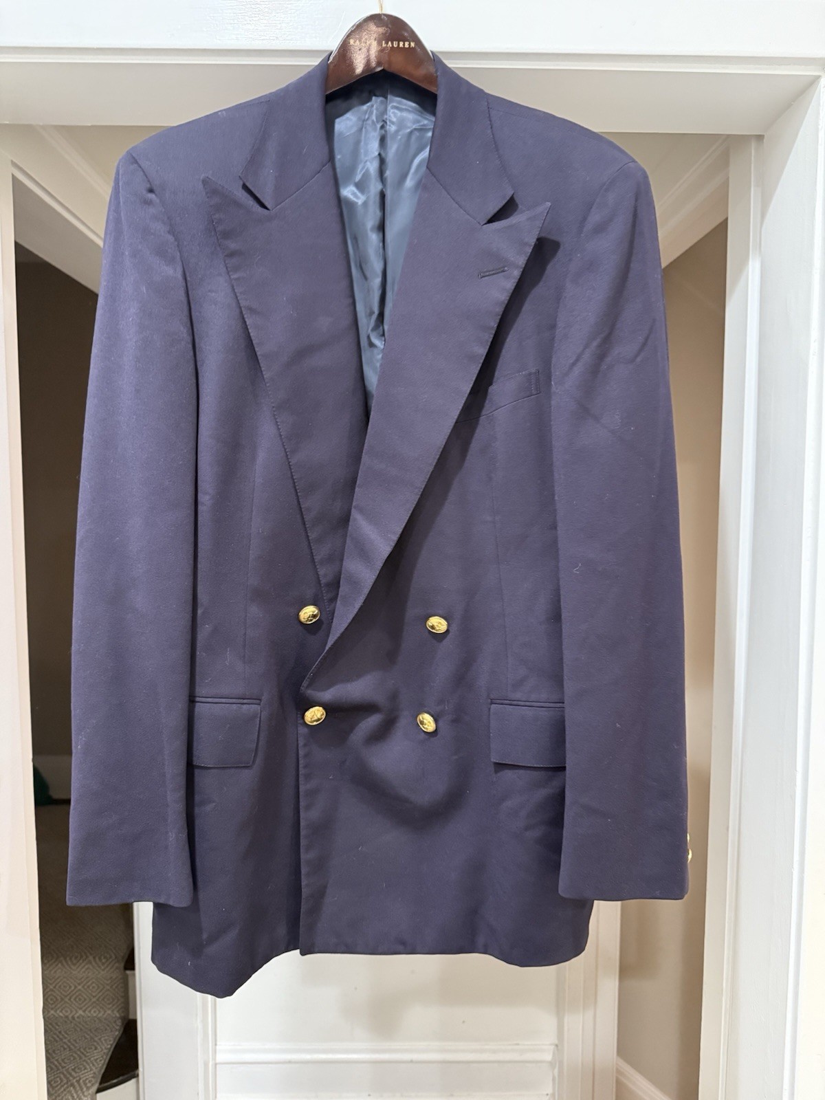 Polo Ralph Lauren MiA 4x1 Double-Breasted Doeskin Blazer, 1980-1981~, 42R 43R image 7