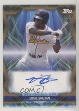 2021 Topps Pro Debut Future Cornerstones Gold 19/50 Vidal Brujan Auto 06z2