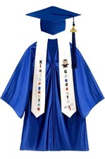 Kids Graduation Cap and Gown Set 2025