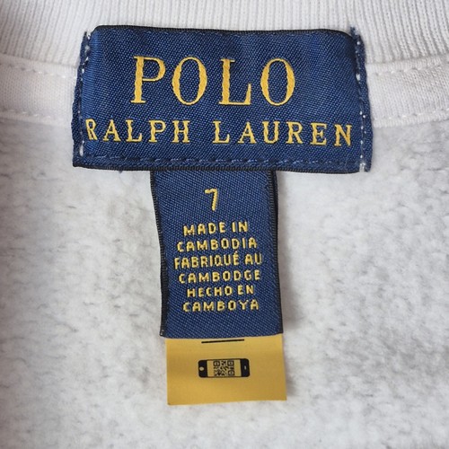 Polo Ralph Lauren Logo Tie-Dye Print Fleece Sweatshirt Kid's 7 - Picture 5 of 7