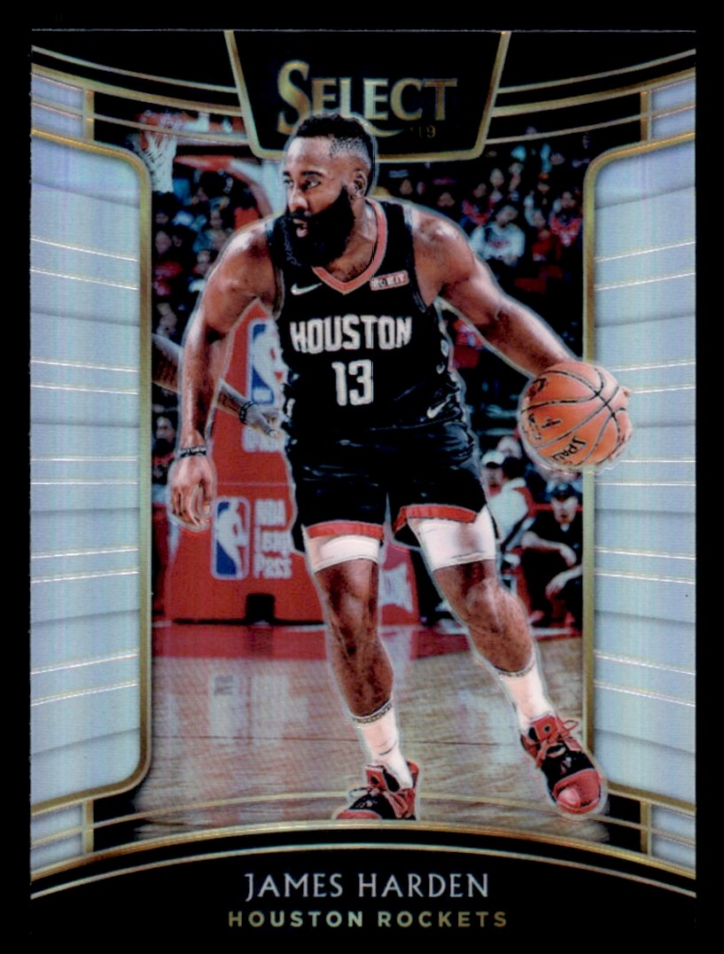 2018-19 Panini Select James Harden Silver Prizm Concourse #51 NBA Basketball