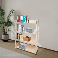 Floor Standing Book Shelf, Book Storage Rack, 4-tier Book Storage Rack