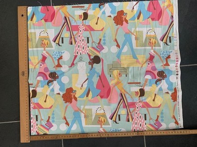 56x48 cm US Alexander Henry Design Stoff Baumwolle Hobbyauflösung Letztes Stück!