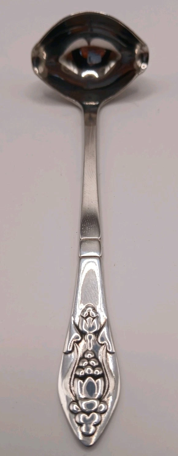 Georg Jensen Boxed Sauce Ladle Dare Marks Fir 1933-44. Great Condition.