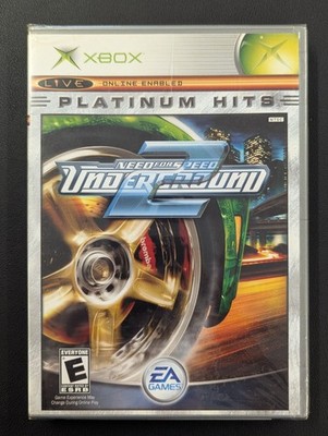Need For Speed: Underground 2 Platinum Hits Microsoft Xbox EA Games 2005 SEALED