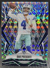 2025 Panini Phoenix #29 Dak Prescott Silver Pyramids Prizm - Dallas Cowboys
