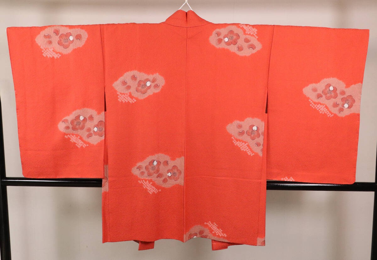 Rare Threaded Flower Pattern Pure Silk Haori Kimo… - image 2