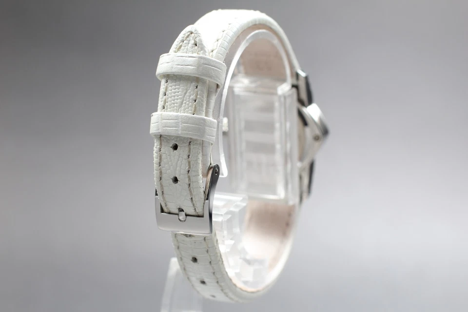 [N COMO NUEVO] HAMILTON Ventra H242111 Reloj de cuarzo para mujer blanco plateado de JAPÓN Foto 4 de 4