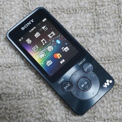Sony Walkman NW-S784 Digital Media Player Memory 8GB Black used ENGLISH Menu