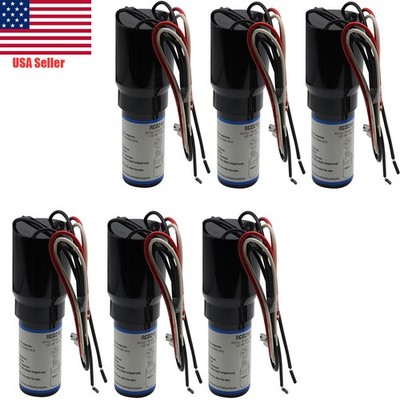(6x) RCO210 3 in 1 Relay Hard Start Capacitor Kit For Refrigerator 1/2 HP 115VAC