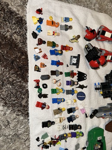 Enorme paquete Lego con mini figuras lote de trabajo ladrillos Transformers Starwars Batman Más - Imagen 2 de 11