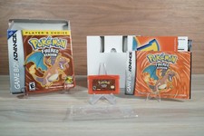 Pokemon Fire Red GBA Player’s Choice CIB Complete all inserts & poster! MINTY