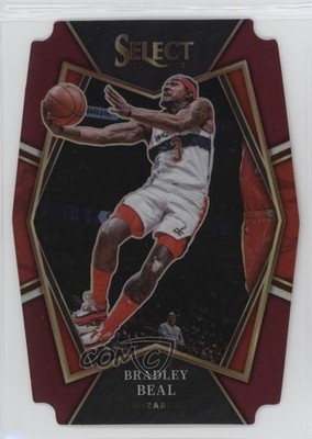2021-22 Panini Select Premier Level Maroon Prizm Die-Cut 3/175 Bradley Beal 0nr3